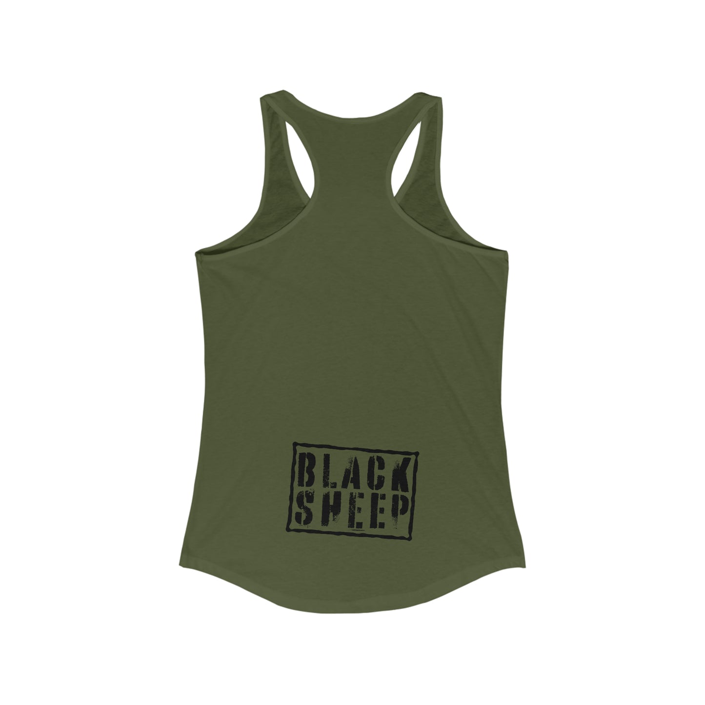 Less Talk - Racerback Tank - Black Sheep Apparel