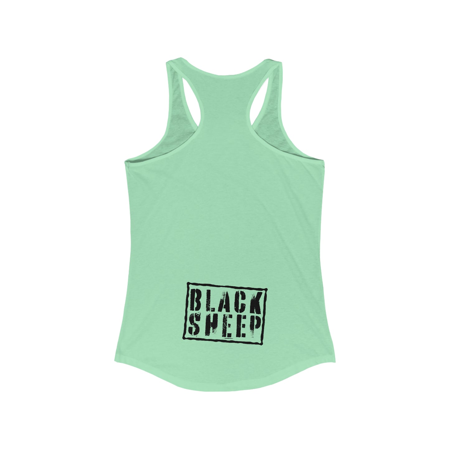 Less Talk - Racerback Tank - Black Sheep Apparel