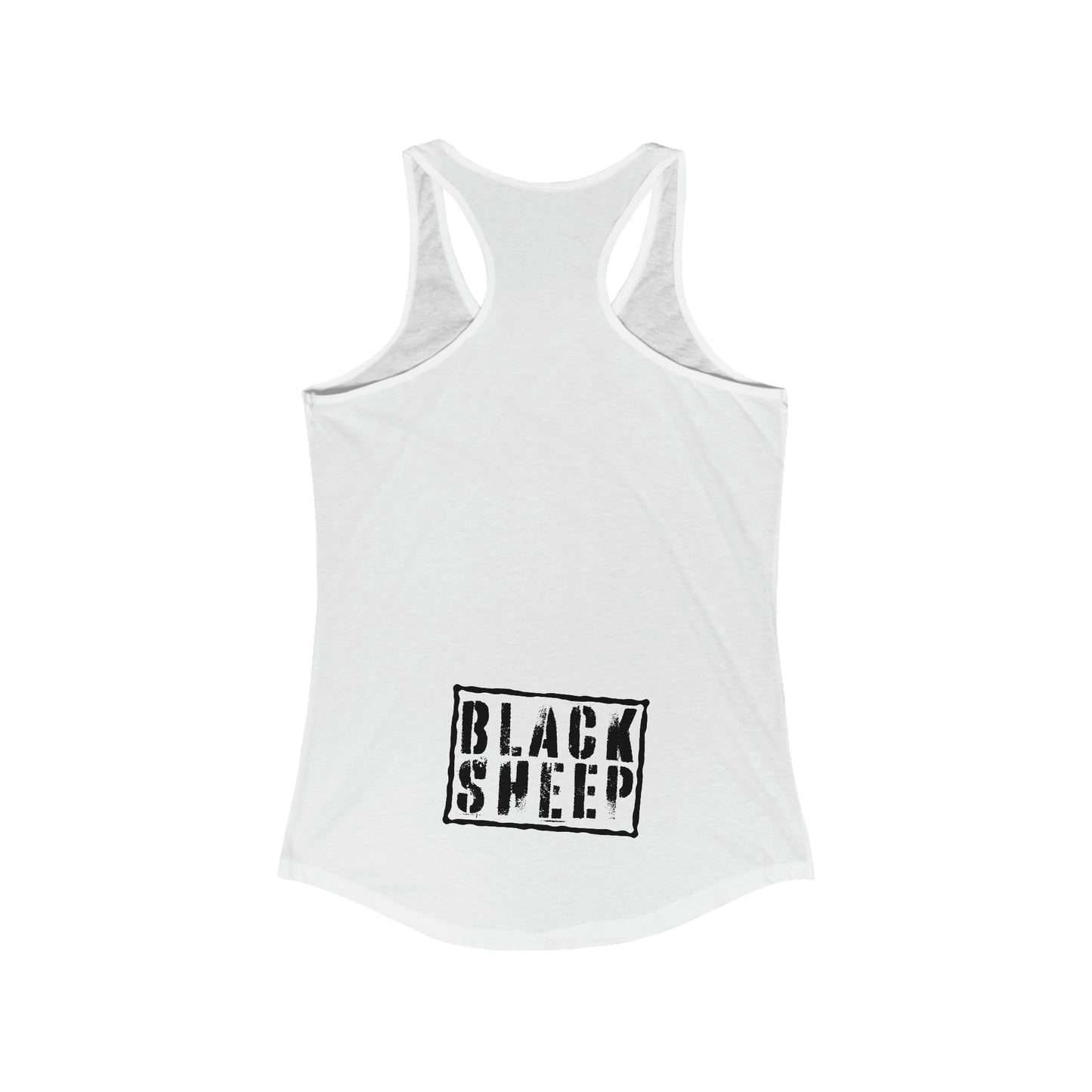 Less Talk - Racerback Tank - Black Sheep Apparel