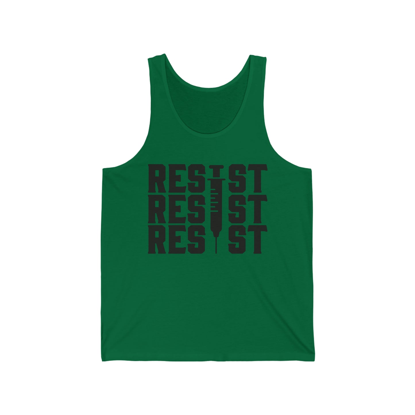 RESIST - Unisex Jersey Tank - Black Sheep Apparel