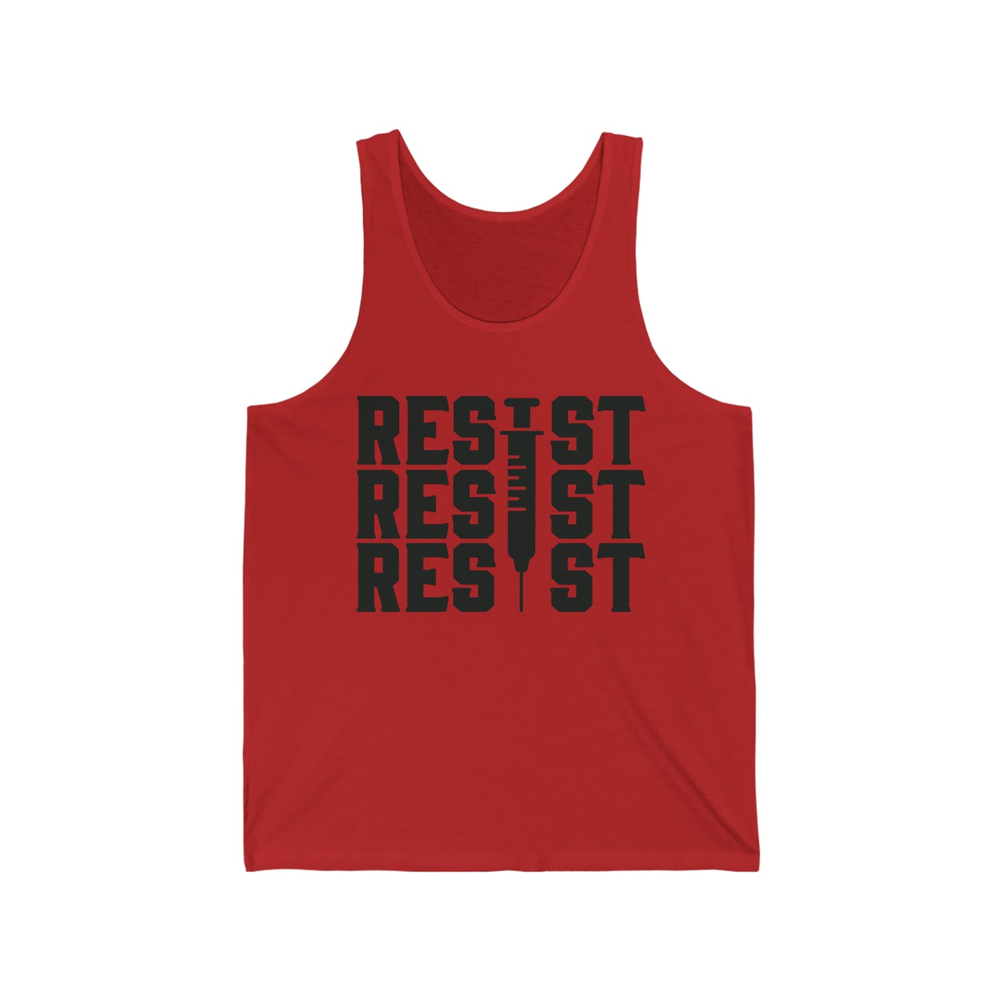 RESIST - Unisex Jersey Tank - Black Sheep Apparel