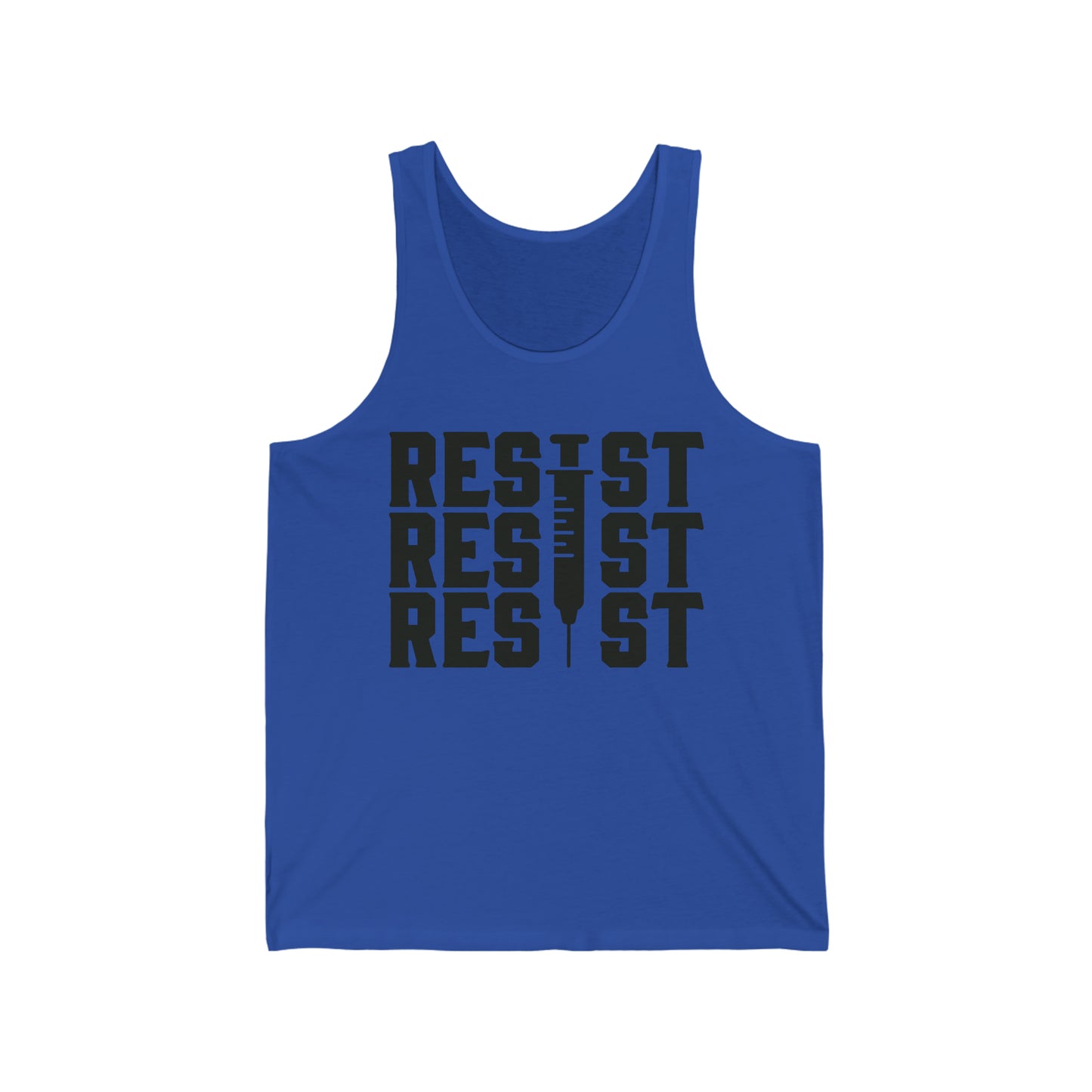 RESIST - Unisex Jersey Tank - Black Sheep Apparel