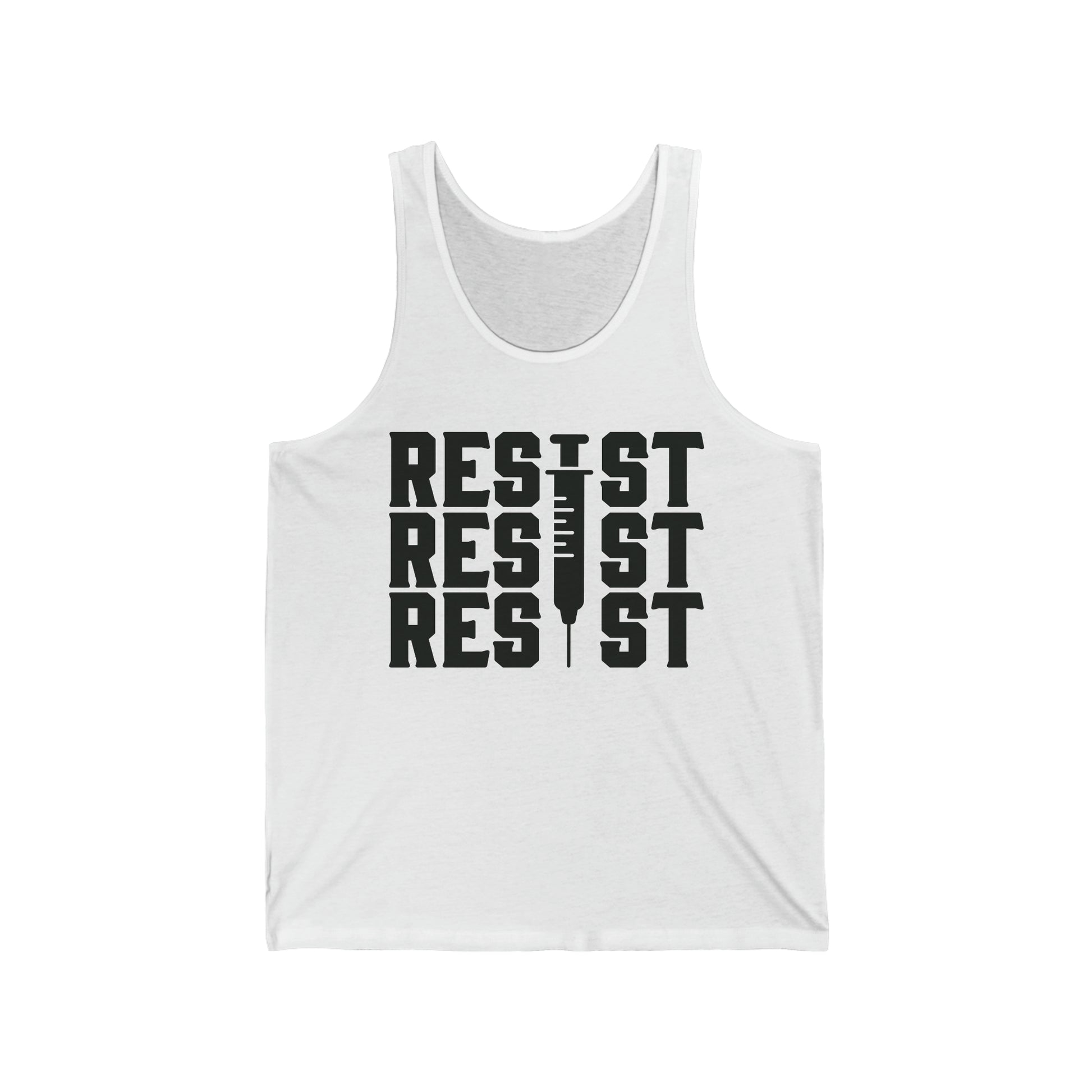 RESIST - Unisex Jersey Tank - Black Sheep Apparel