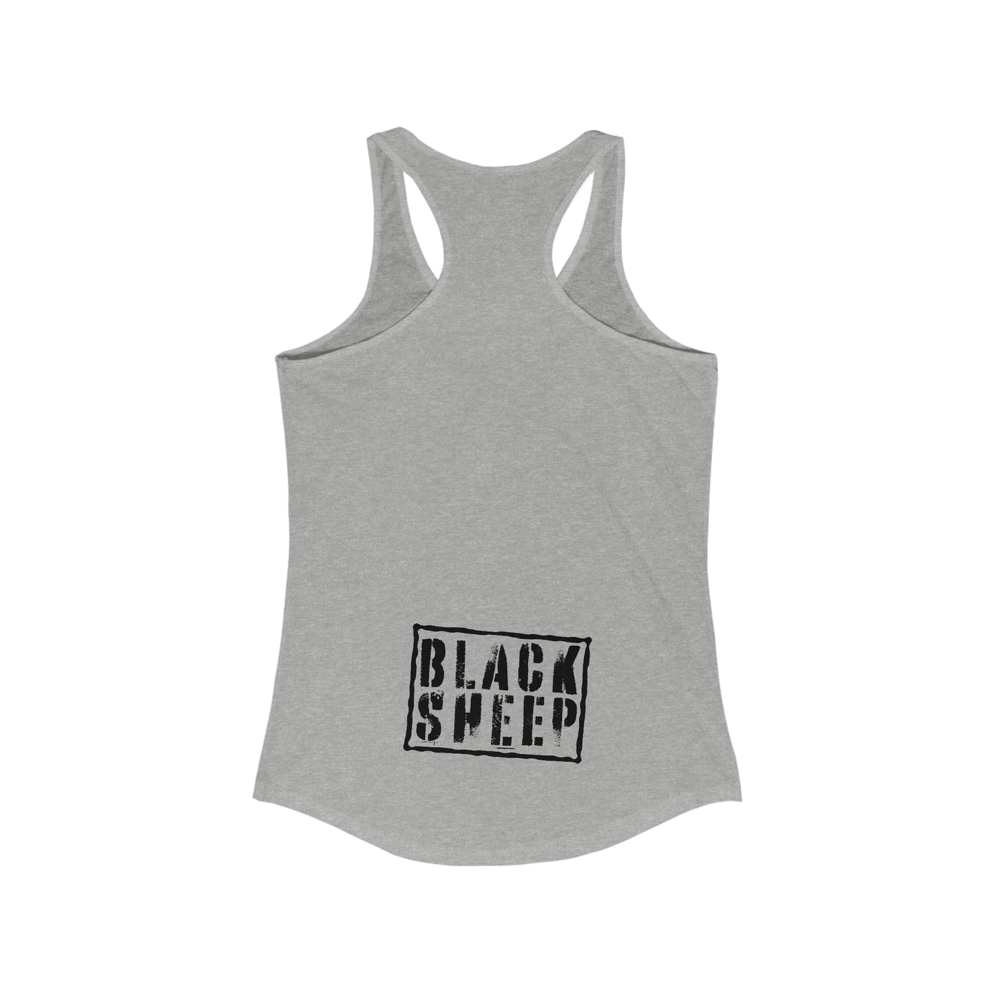 Less Talk - Racerback Tank - Black Sheep Apparel