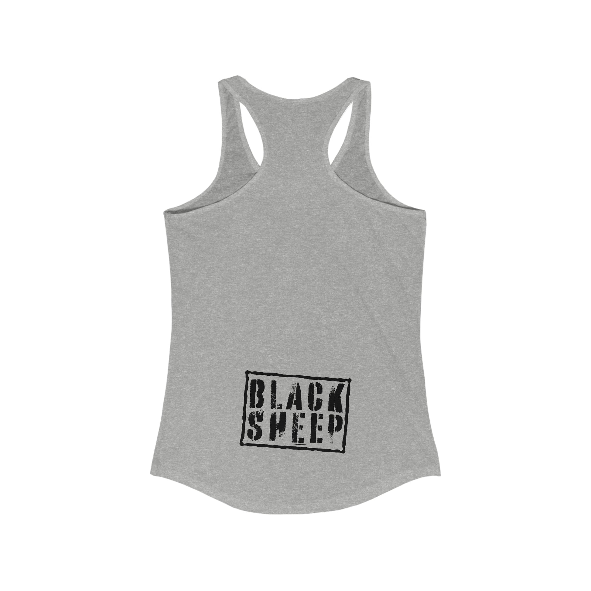 Less Talk - Racerback Tank - Black Sheep Apparel