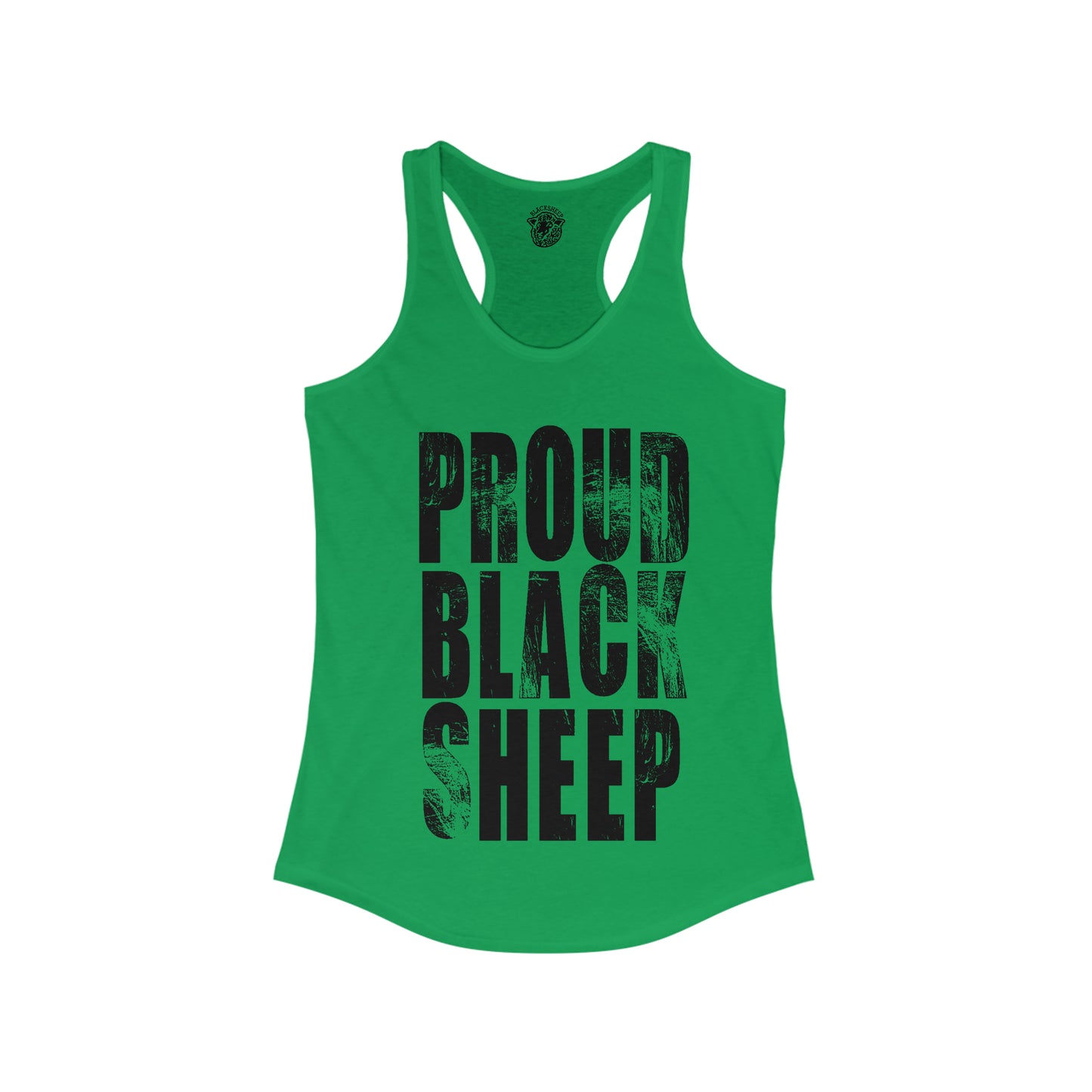 Proud Black Sheep - Women's Racerback Tank - Black Sheep Apparel