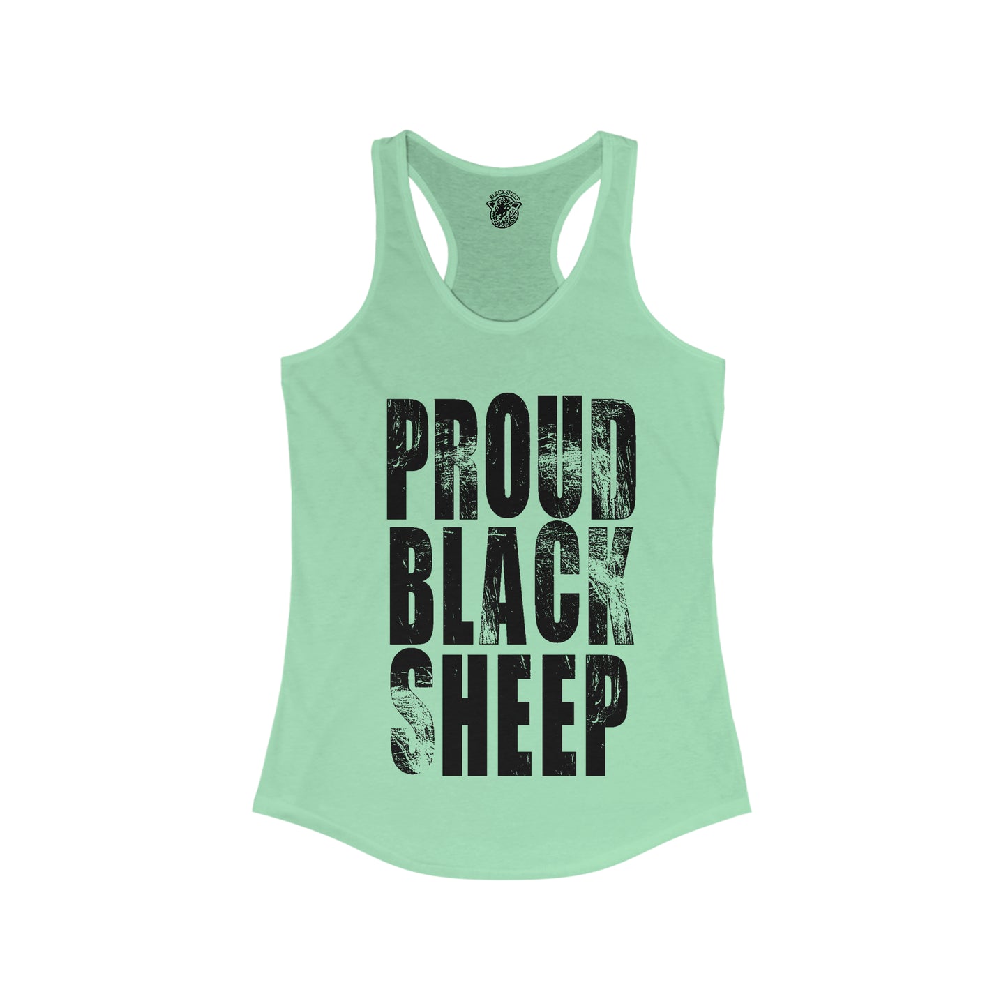 Proud Black Sheep - Women's Racerback Tank - Black Sheep Apparel