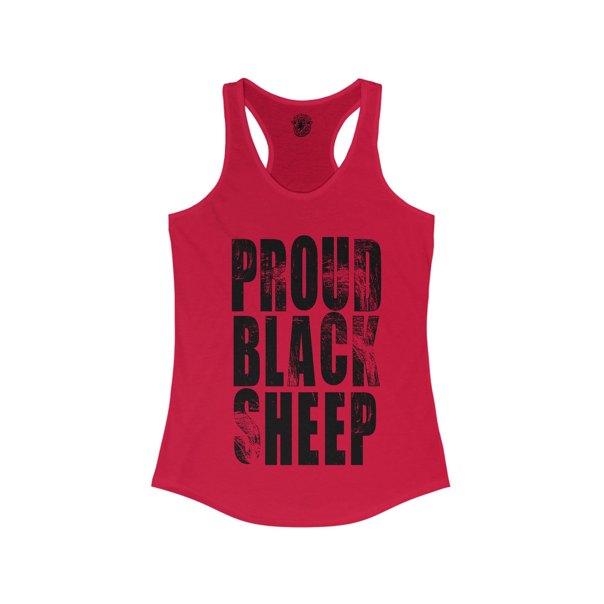 Proud Black Sheep - Women's Racerback Tank - Black Sheep Apparel