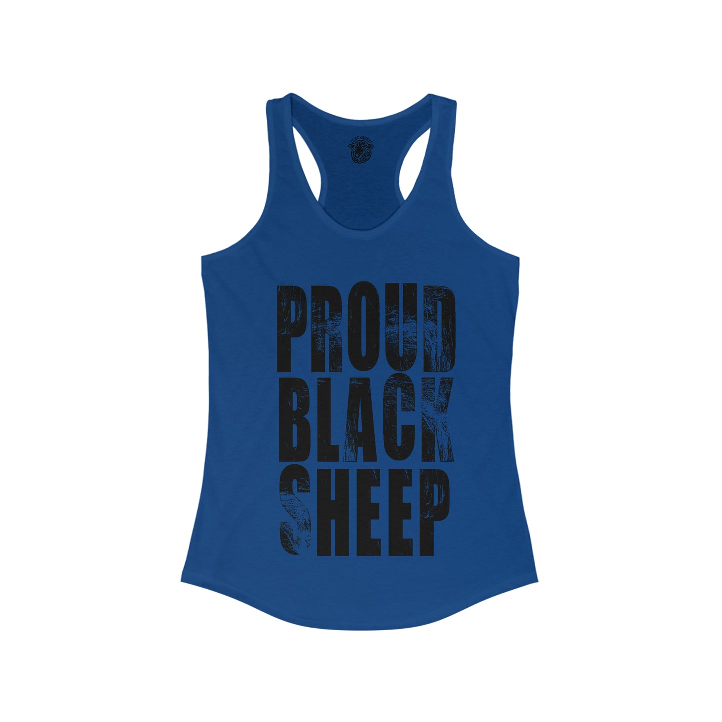 Proud Black Sheep - Women's Racerback Tank - Black Sheep Apparel