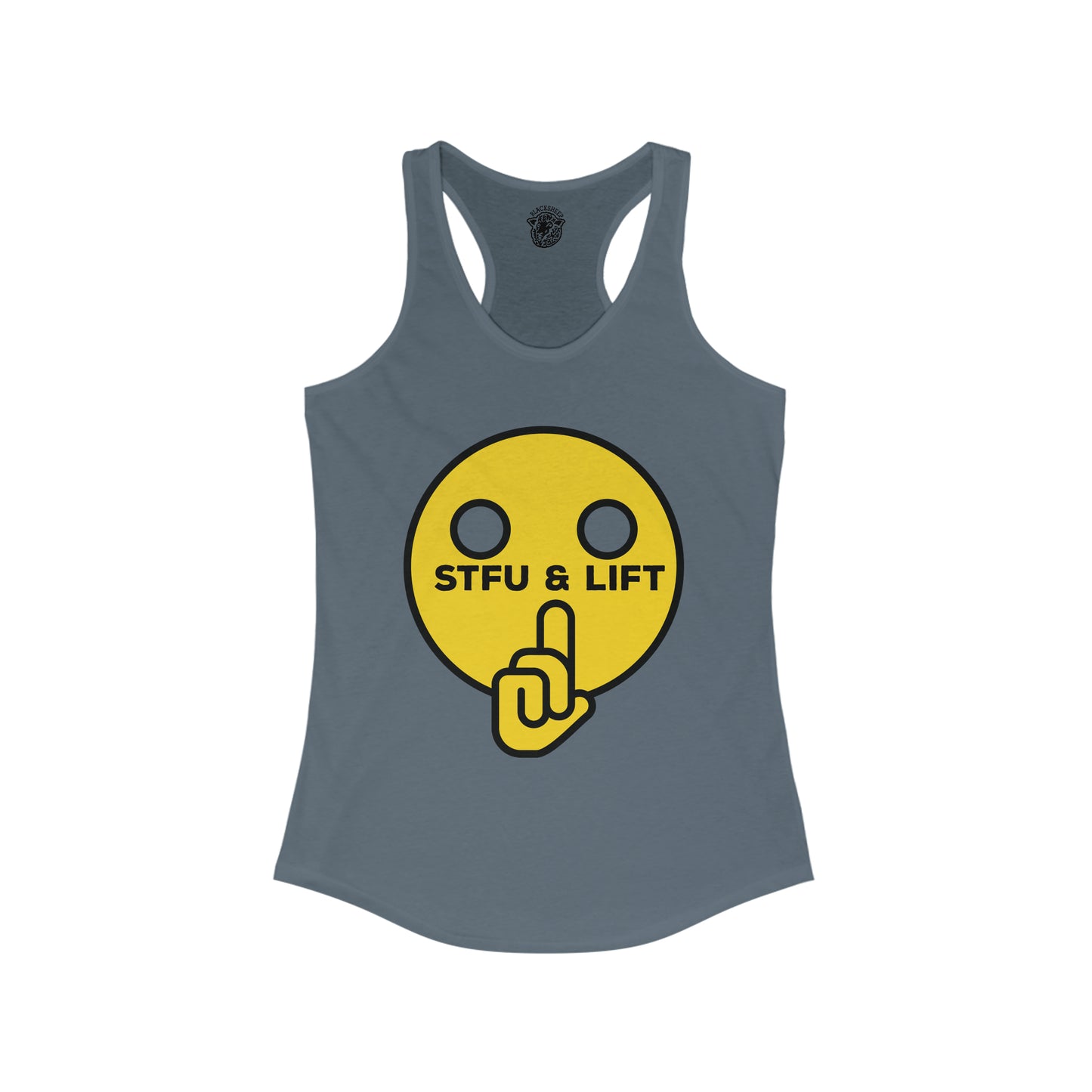 STFU & Lift - Racerback Tank - Black Sheep Apparel