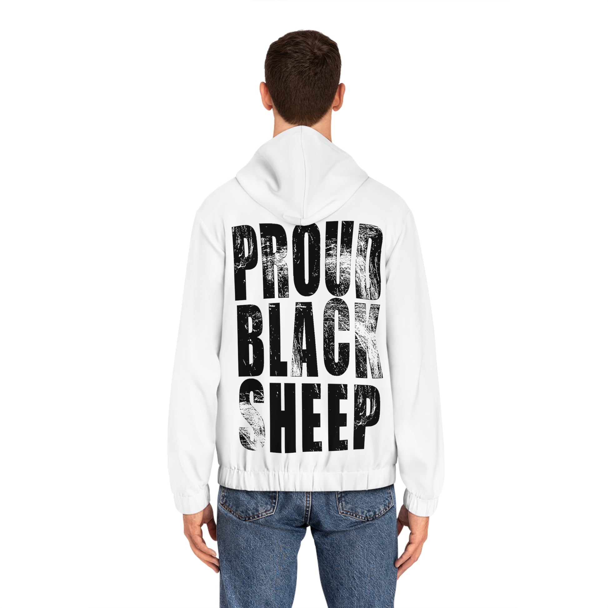 Proud Black Sheep - Full-Zip Hoodie (AOP) - Black Sheep Apparel