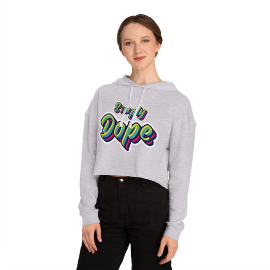 Simply Dope - Cropped Hooded Sweatshirt - Black Sheep Apparel