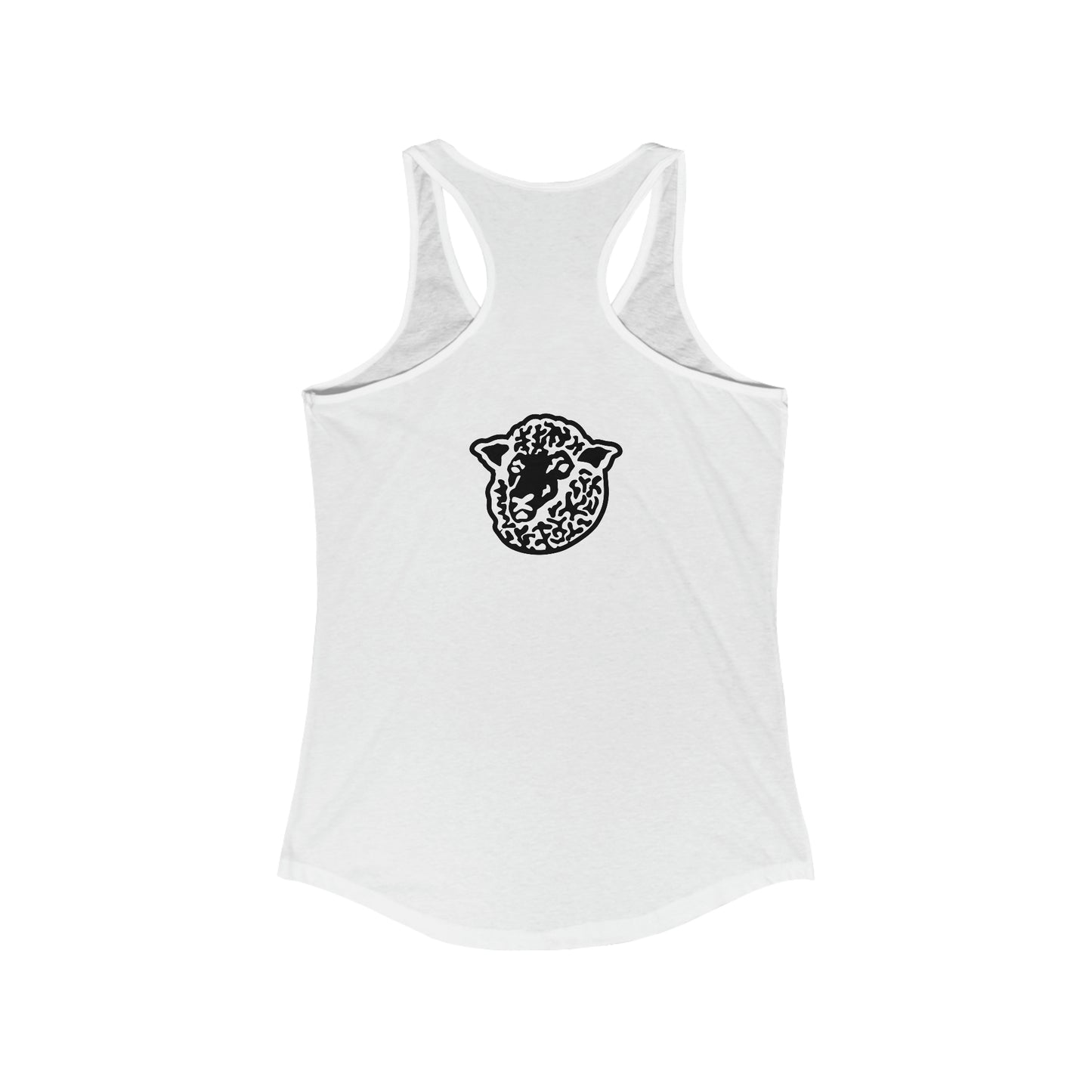 I'm Built Different - Women's Racerback Tank - Black Sheep Apparel