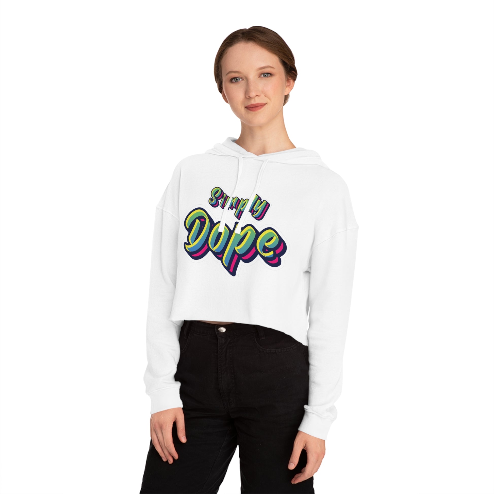 Simply Dope - Cropped Hooded Sweatshirt - Black Sheep Apparel