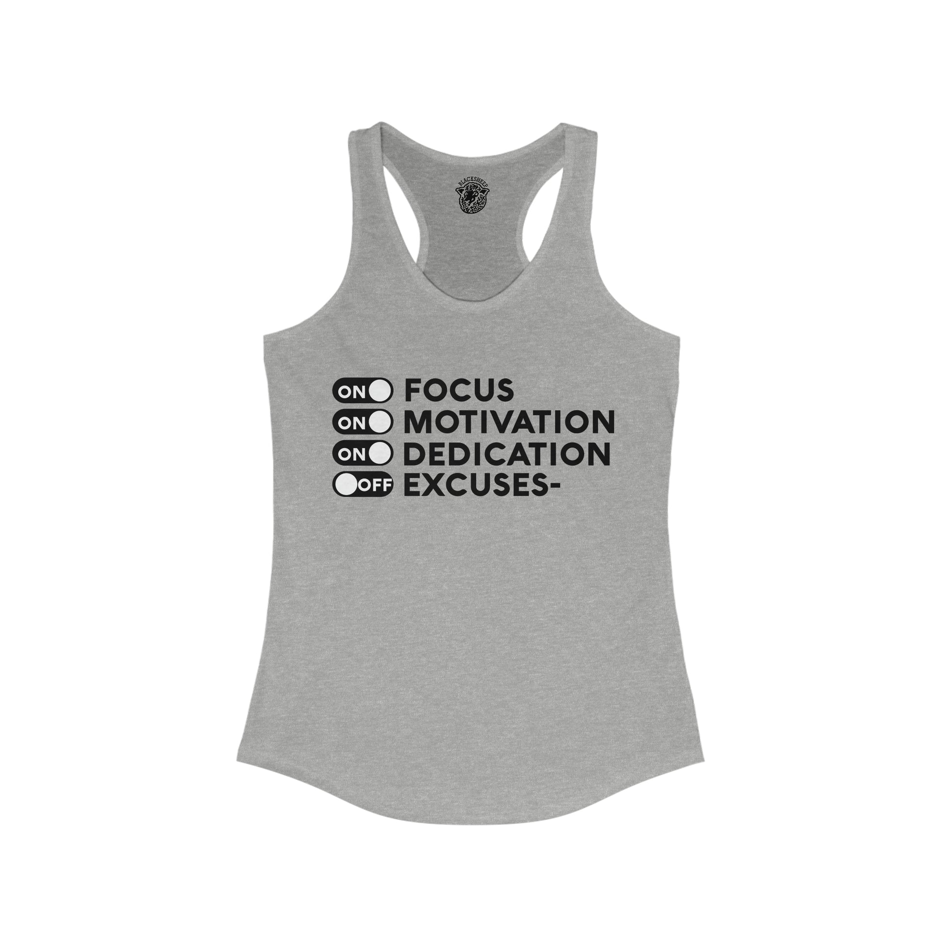 Focused - Racerback Tank - Black Sheep Apparel