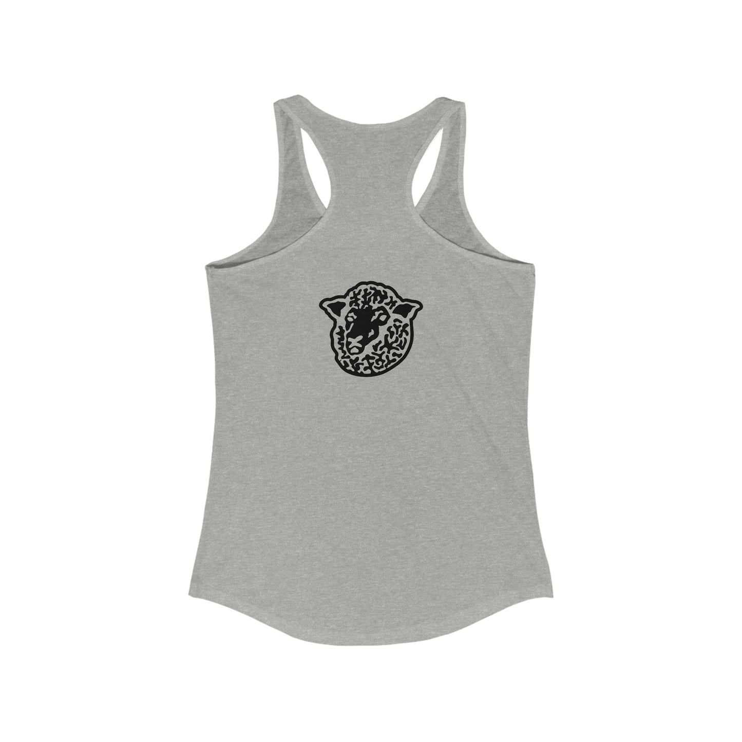 I'm Built Different - Women's Racerback Tank - Black Sheep Apparel