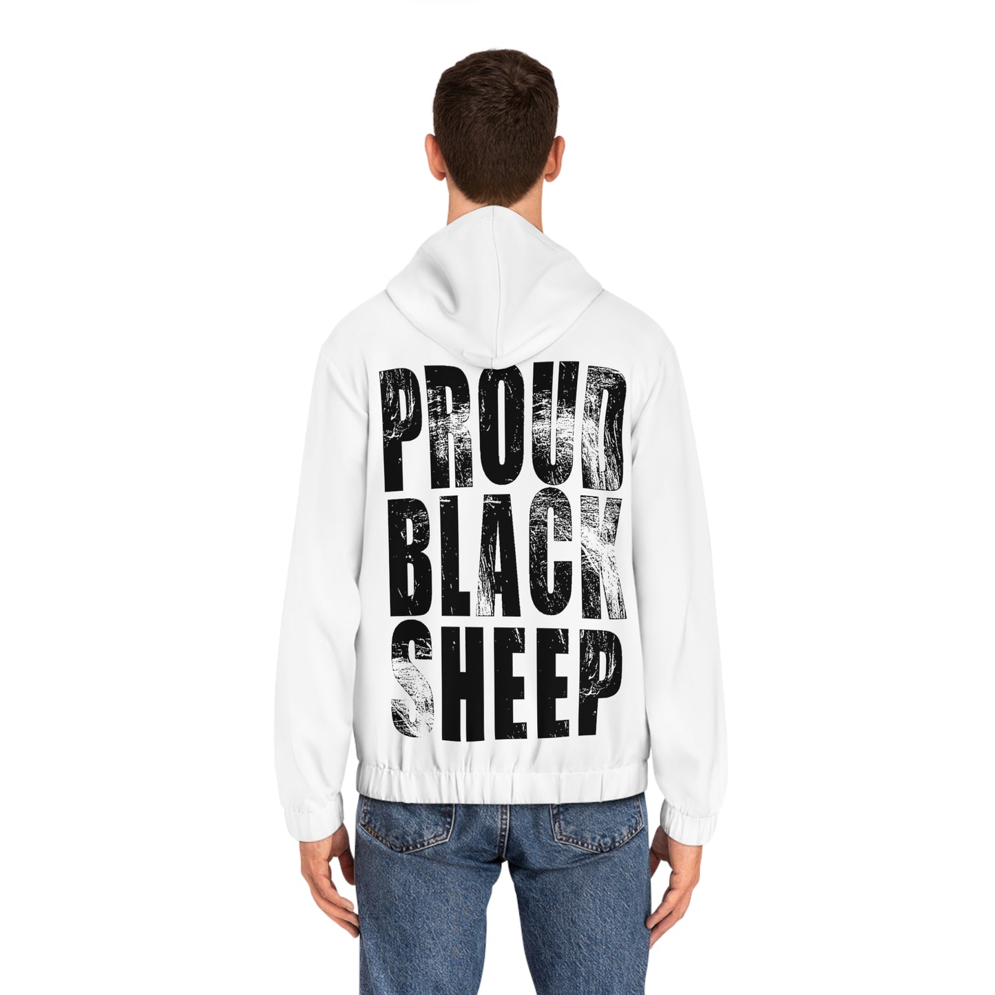 Proud Black Sheep - Full-Zip Hoodie (AOP) - Black Sheep Apparel