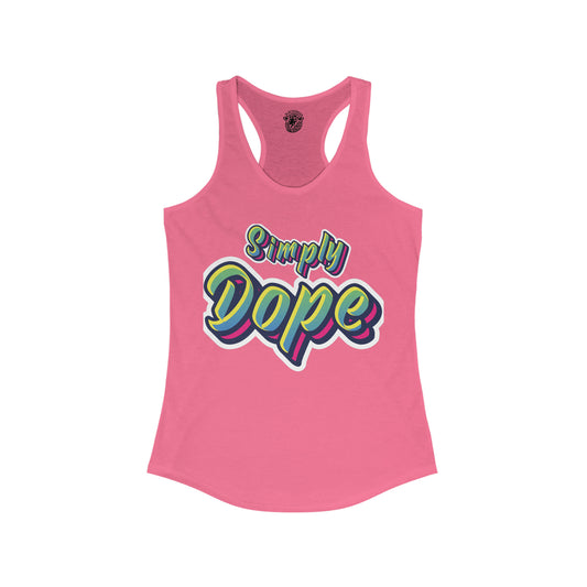 Simply Dope - Women's Racerback Tank - Black Sheep Apparel