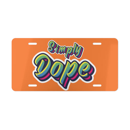 Simply Dope - Vanity Plate - Black Sheep Apparel