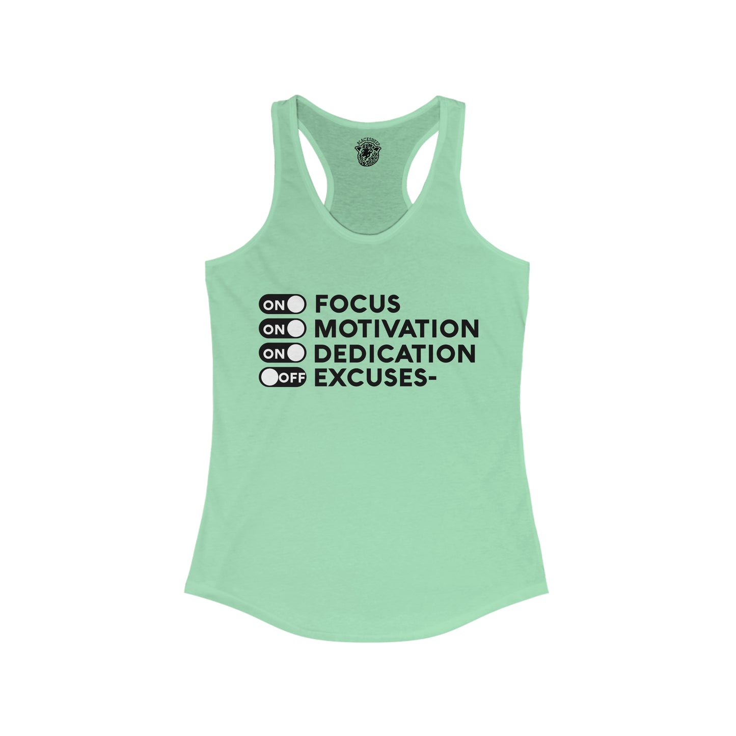 Focused - Racerback Tank - Black Sheep Apparel