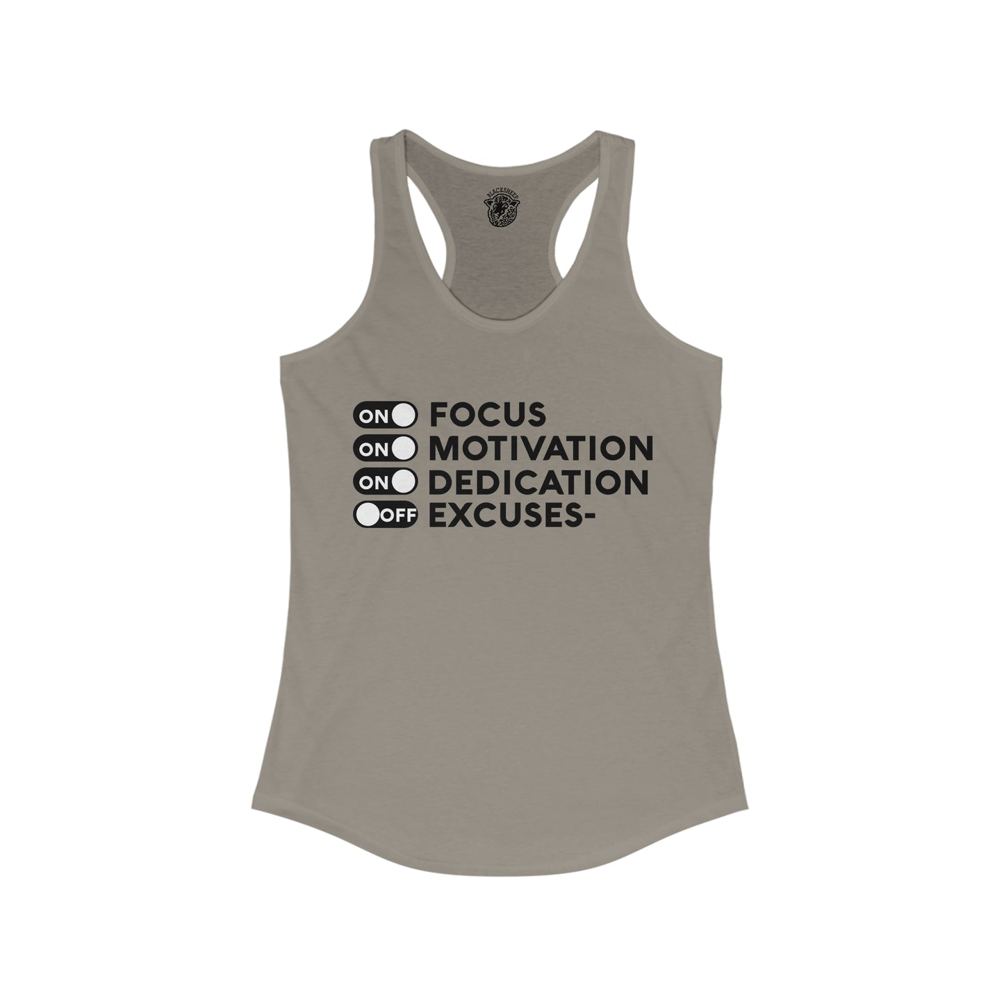 Focused - Racerback Tank - Black Sheep Apparel