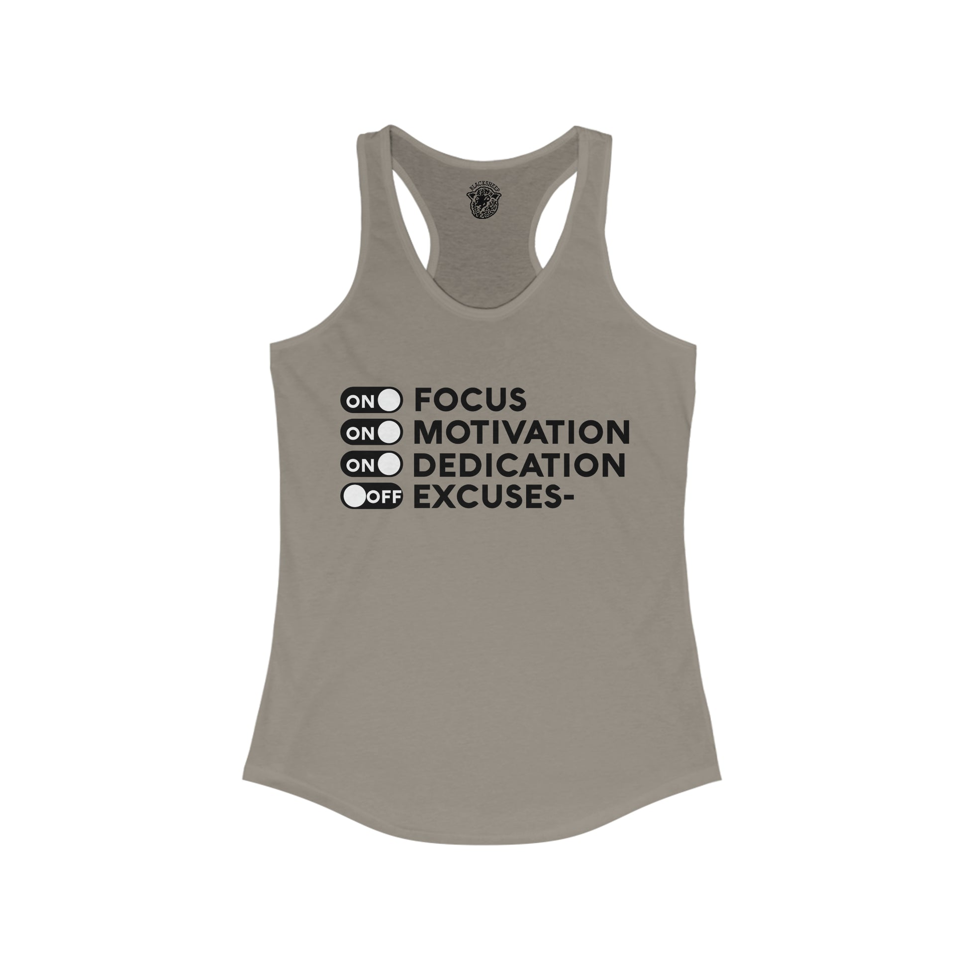 Focused - Racerback Tank - Black Sheep Apparel