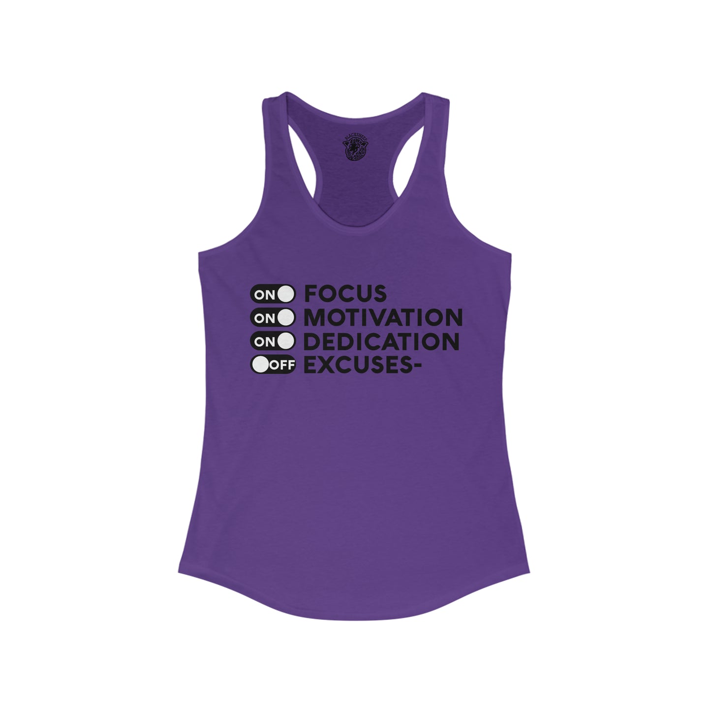 Focused - Racerback Tank - Black Sheep Apparel