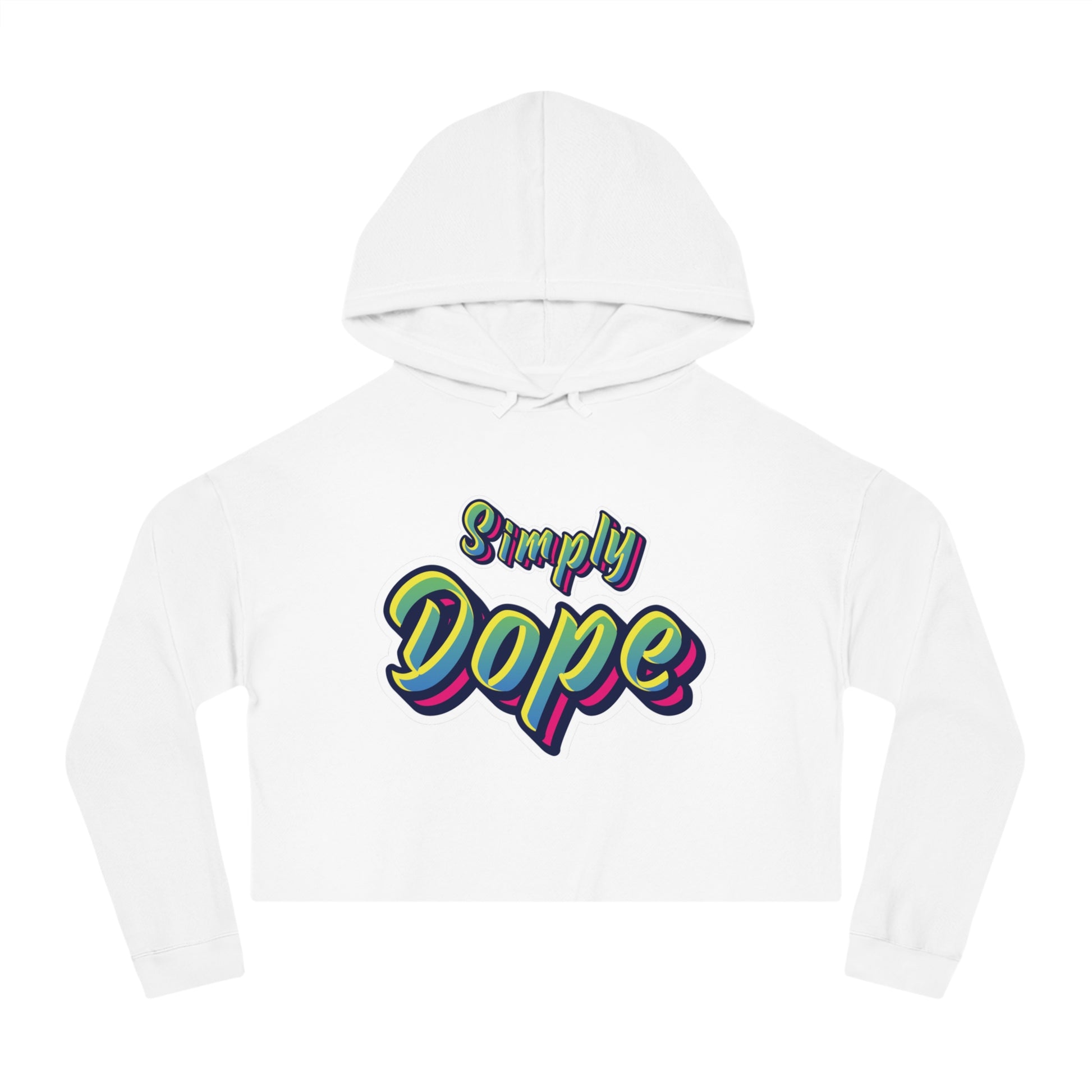 Simply Dope - Cropped Hooded Sweatshirt - Black Sheep Apparel