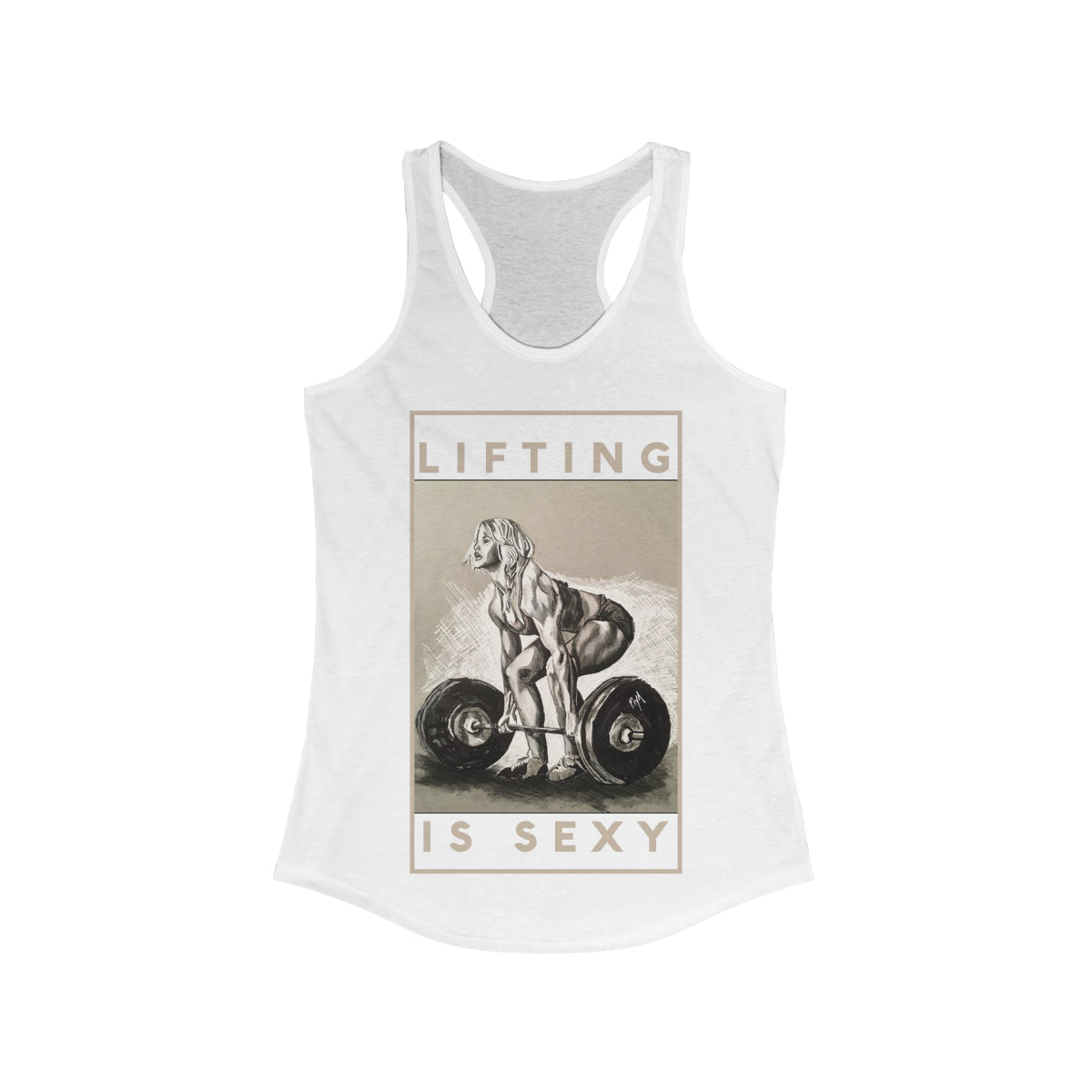 Lifting Is Sexy - Racerback Tank - Black Sheep Apparel