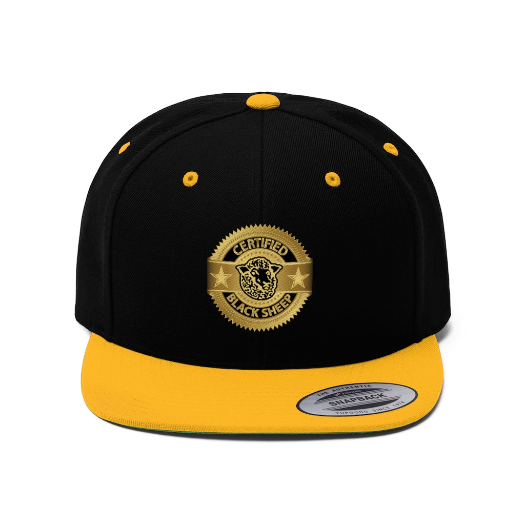 CERTIFIED Black Sheep - Flat Bill Hat - Black Sheep Apparel