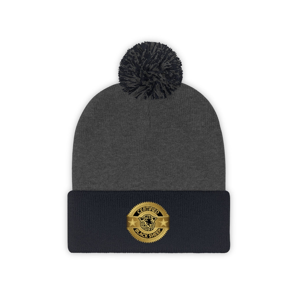 CERTIFIED Black Sheep - Pom Pom Beanie - Black Sheep Apparel