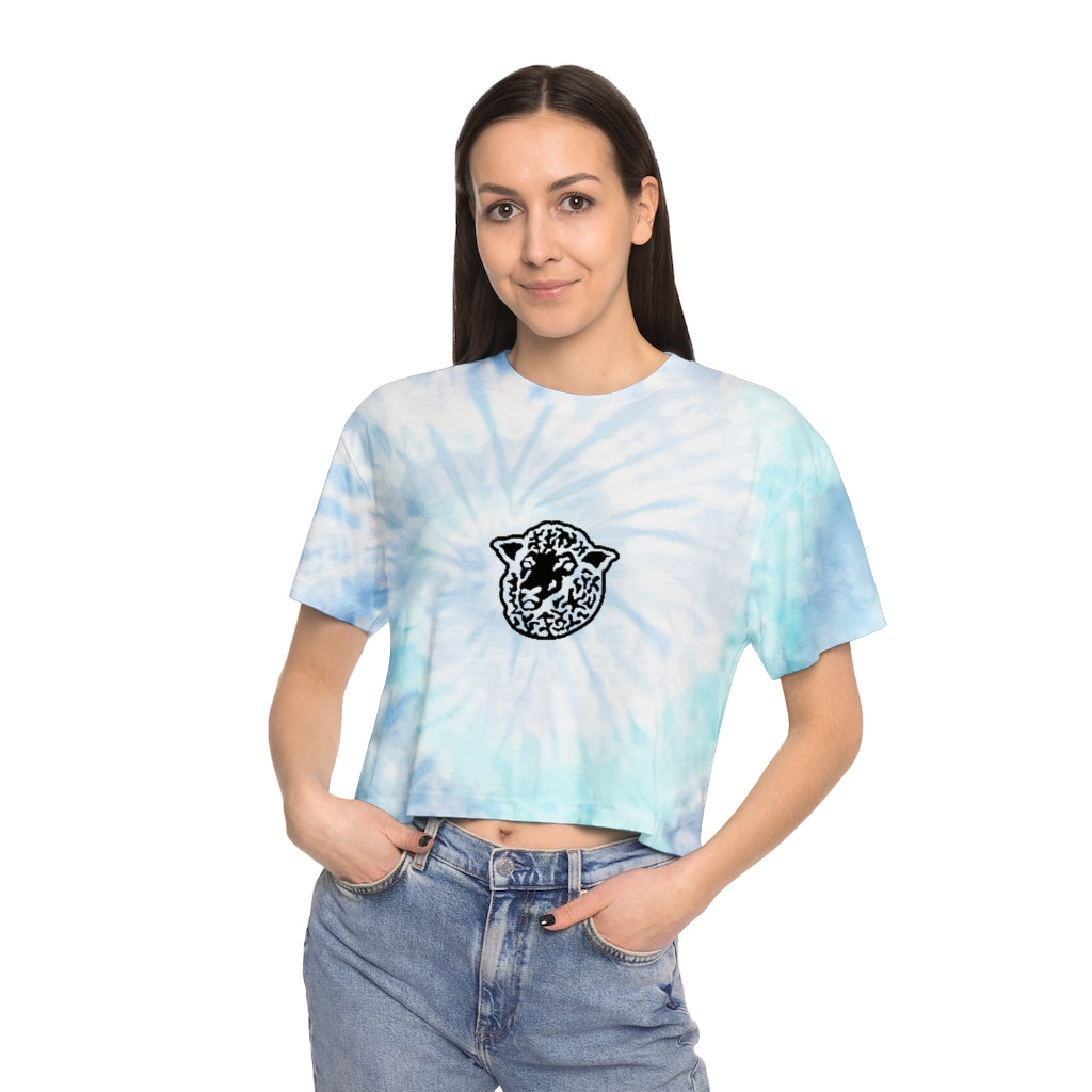 Black Sheep - Women's Tie-Dye Crop Tee - Black Sheep Apparel