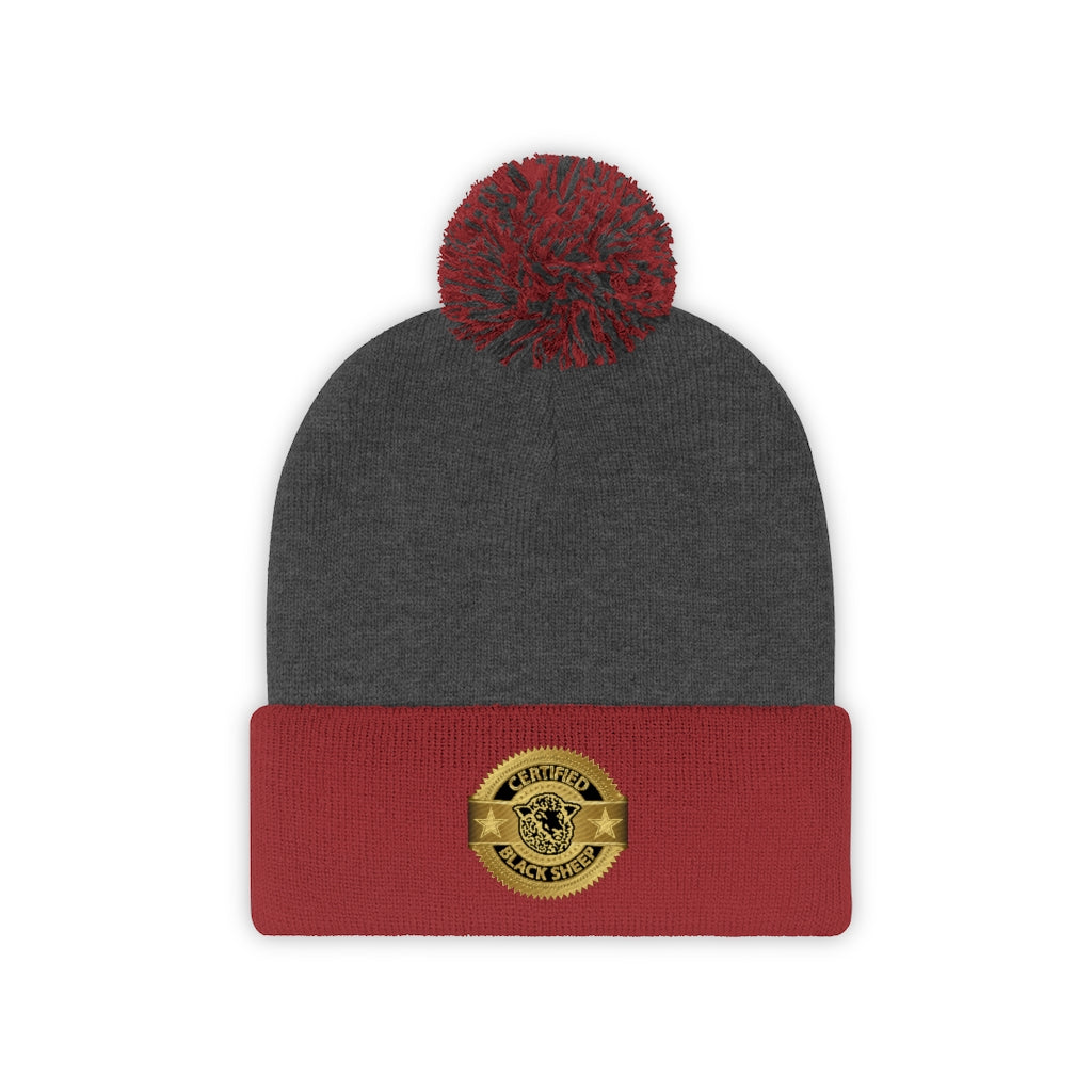 CERTIFIED Black Sheep - Pom Pom Beanie - Black Sheep Apparel