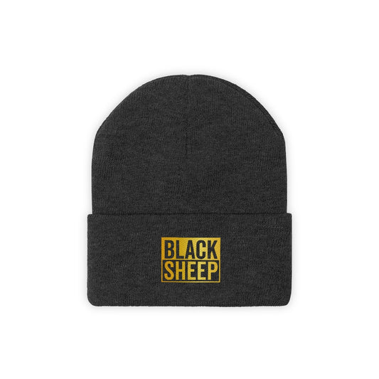 Golden Black Sheep - Knit Beanie - Black Sheep Apparel