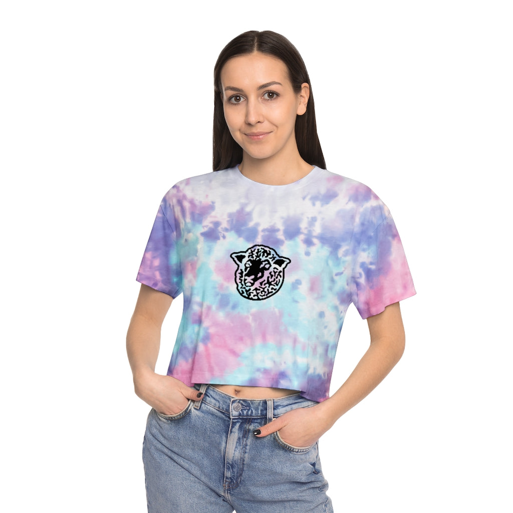 Black Sheep - Women's Tie-Dye Crop Tee - Black Sheep Apparel