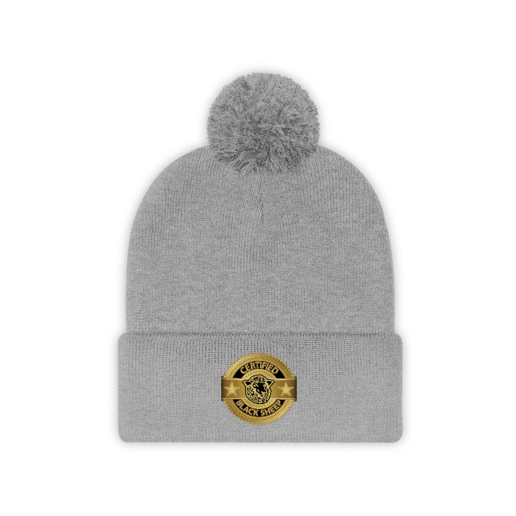 CERTIFIED Black Sheep - Pom Pom Beanie - Black Sheep Apparel