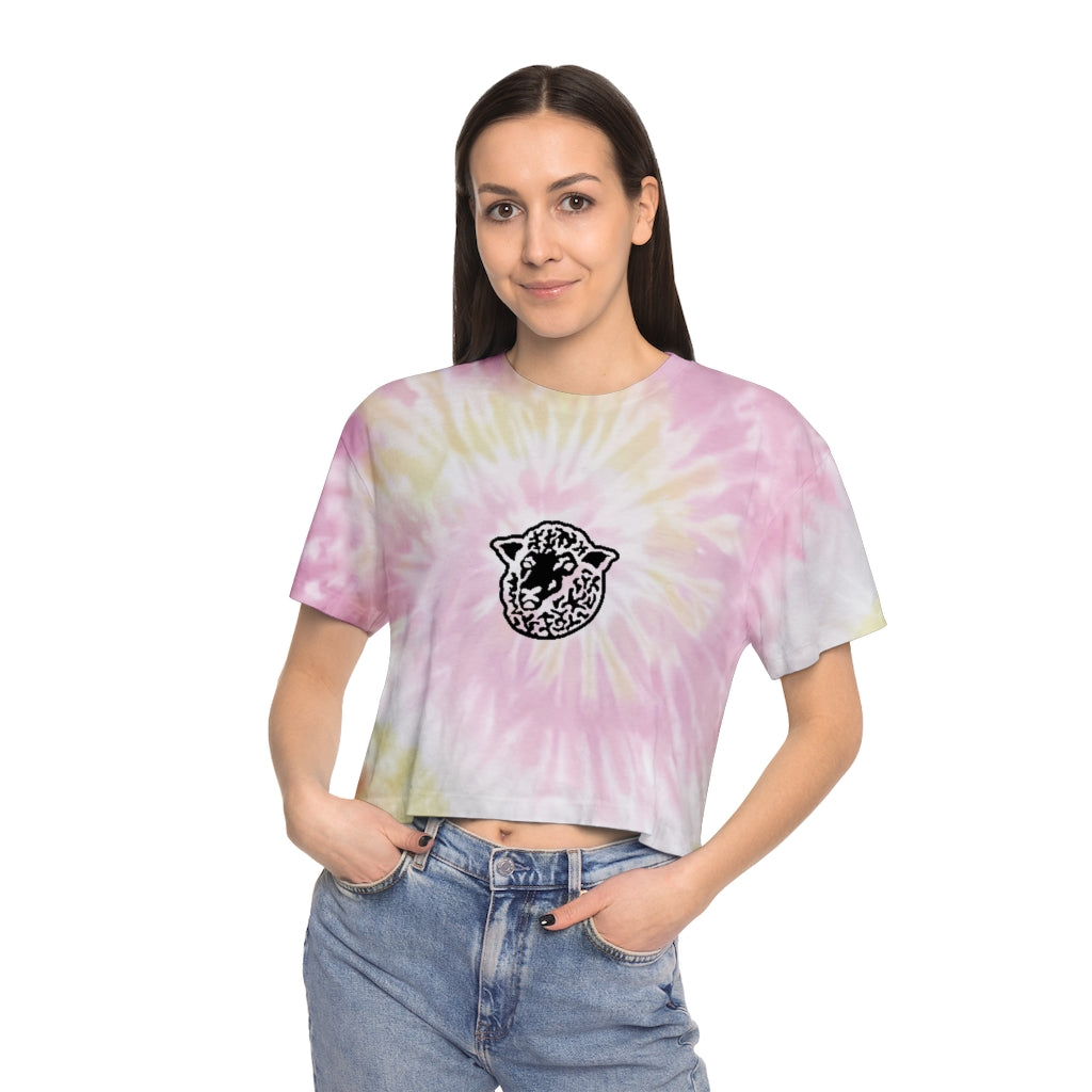 Black Sheep - Women's Tie-Dye Crop Tee - Black Sheep Apparel