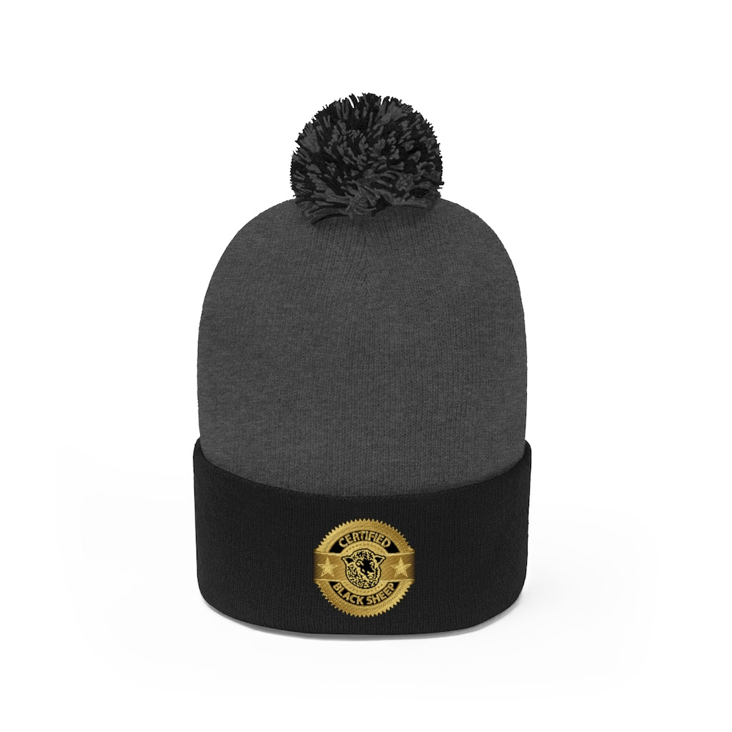 CERTIFIED Black Sheep - Pom Pom Beanie - Black Sheep Apparel