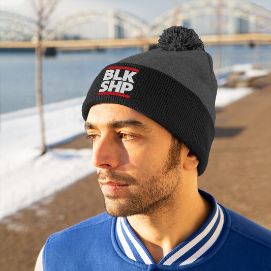 BLK SHP - Pom Pom Beanie - Black Sheep Apparel