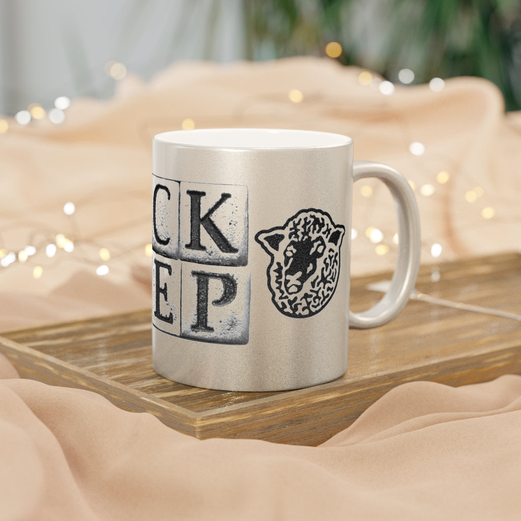 Metallic Mug (Silver\Gold) - Black Sheep Apparel